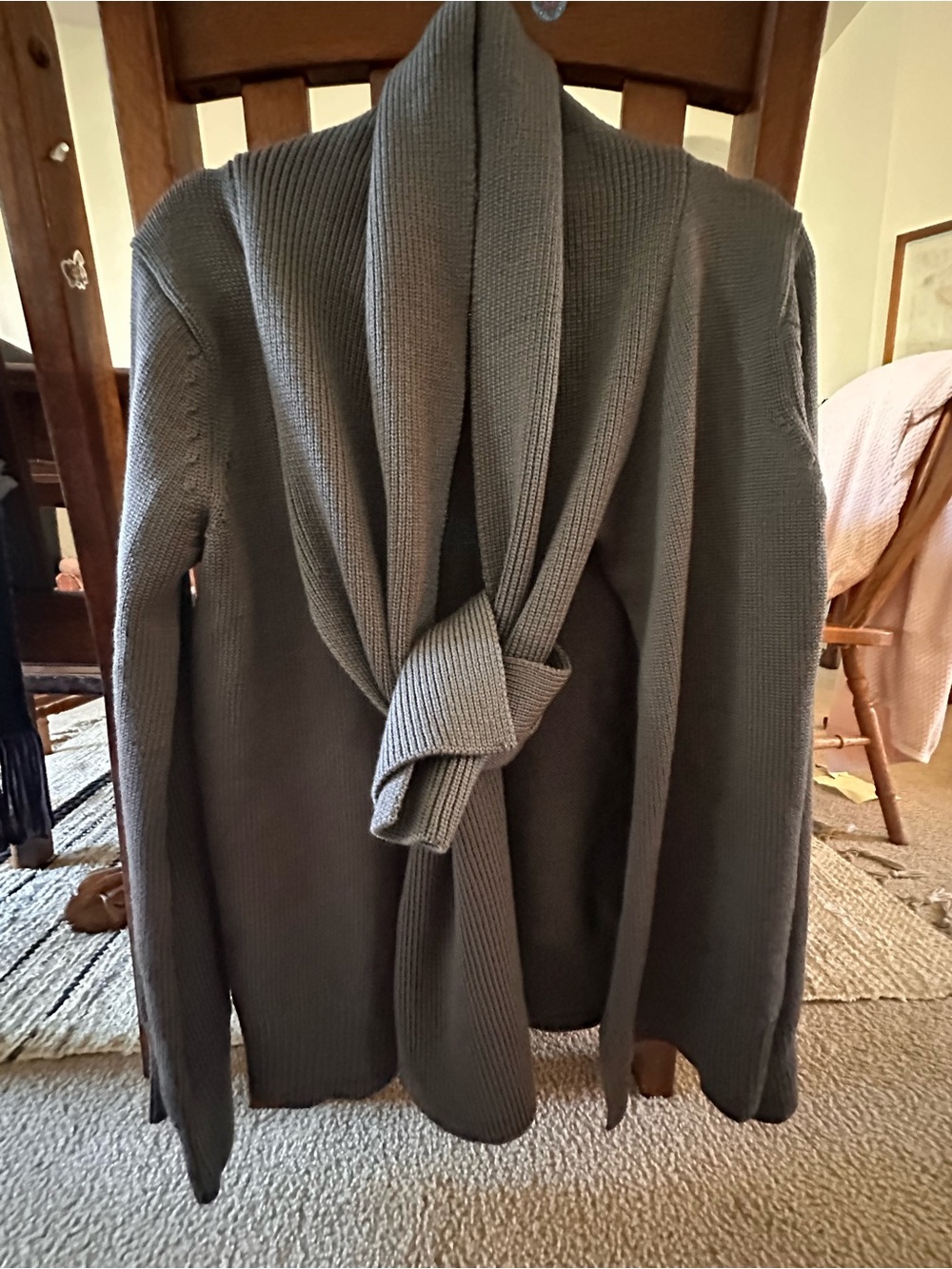 Women’s Black Knit Cardigan — Soft Open-Front Layer